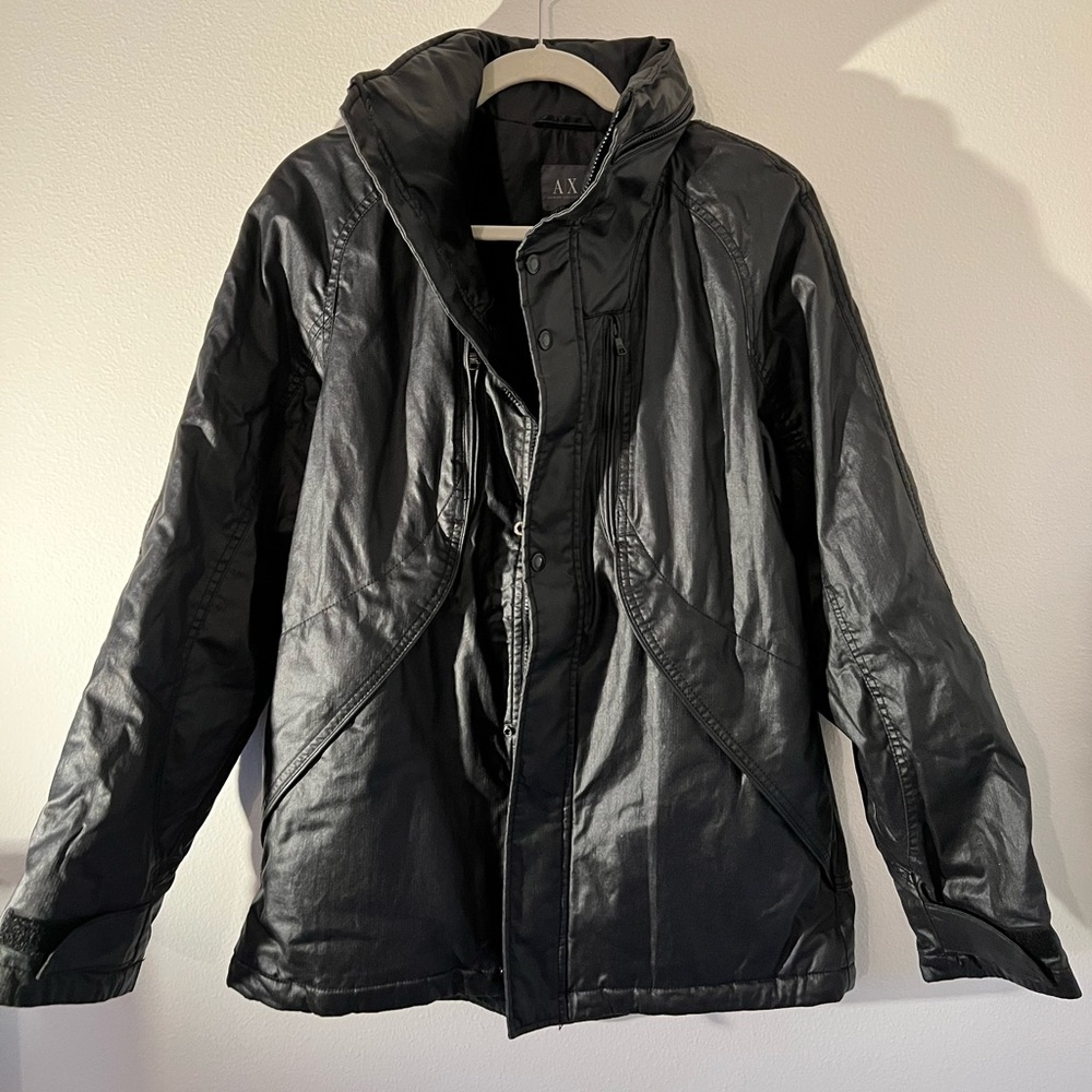 Faux leather jacket